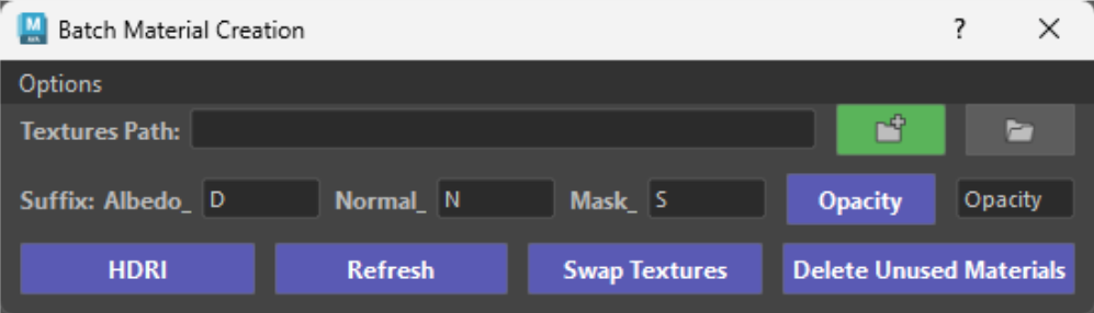 Batch Exporter Window