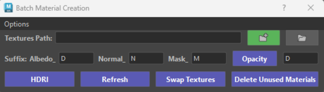 Batch Exporter Window