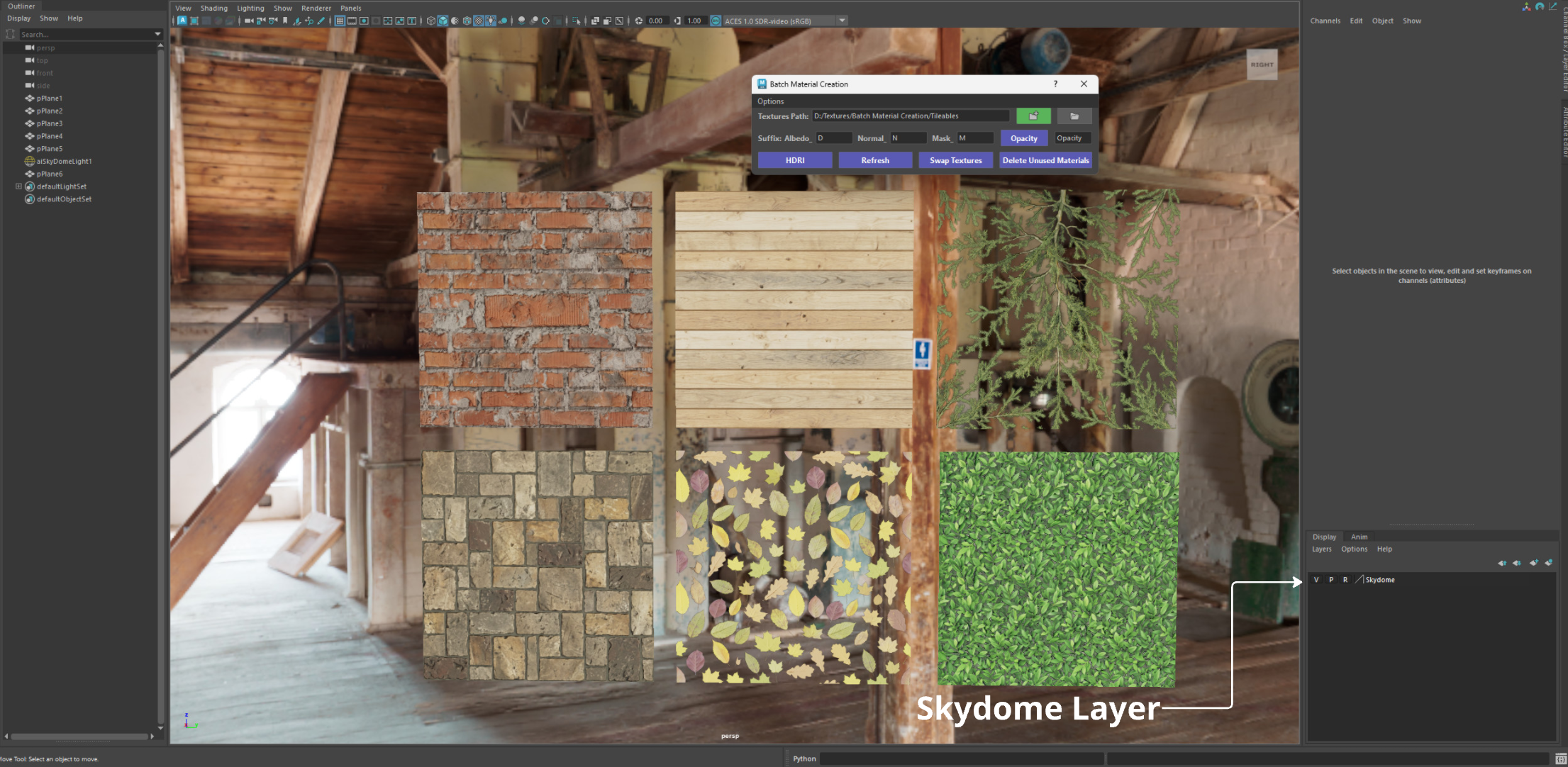 Batch Exporter Window